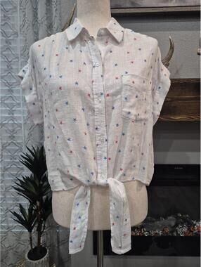 New Rails top size small stars print